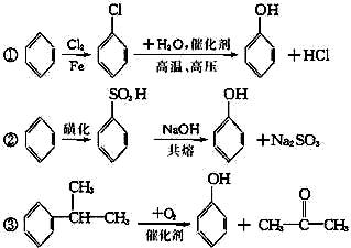 绿色化学视角下 基于原子节约原则的苯酚生产路径选择